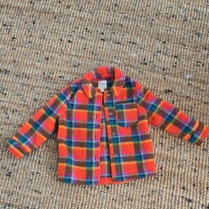 Cat & Jack Colorful Plaid Button-Down Jacket